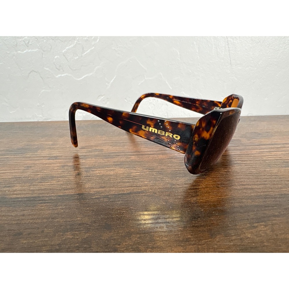 Umbro Silverdale Tortoise Brown Rectangular Eyeglass Frames Only 51-15-140 Stud